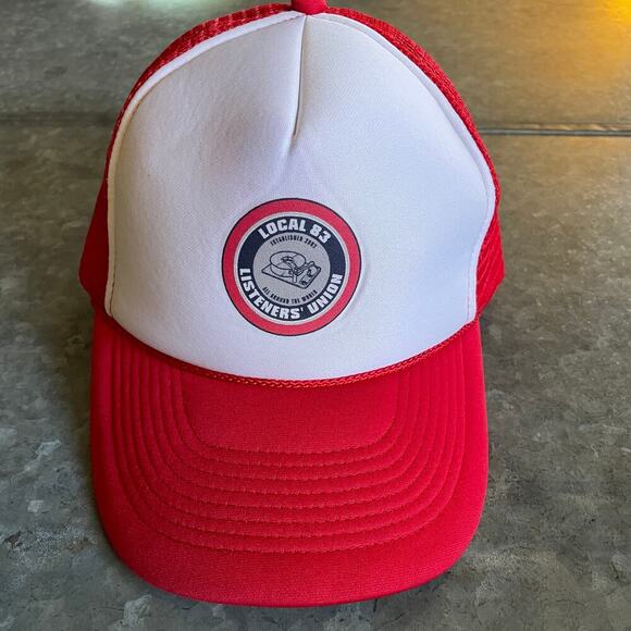 Vintage John Mayer Local 83 Listeners Union Fan Club Trucker Snapback Hat Y2K - Picture 1 of 9